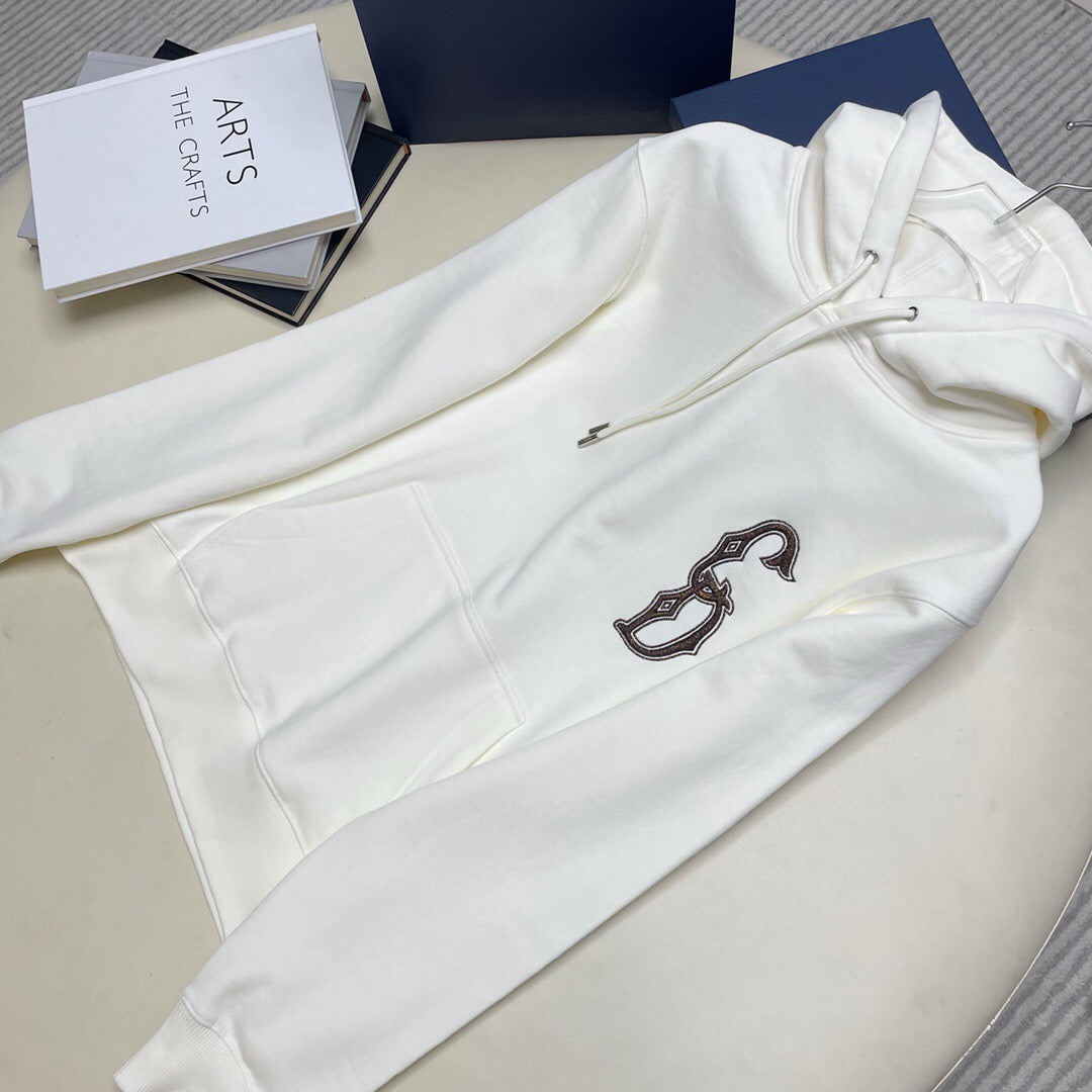 CD flash embroidery hoodie off-white <span class="brand-imgs DIOR"></span>