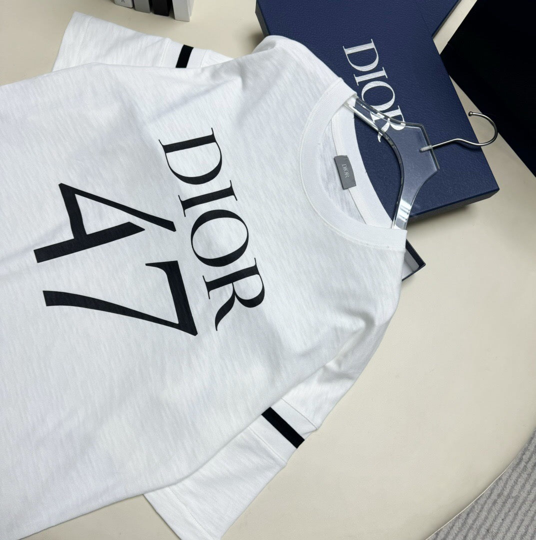 Dr letter embroidery short sleeve <span class="brand-imgs DIOR"></span>