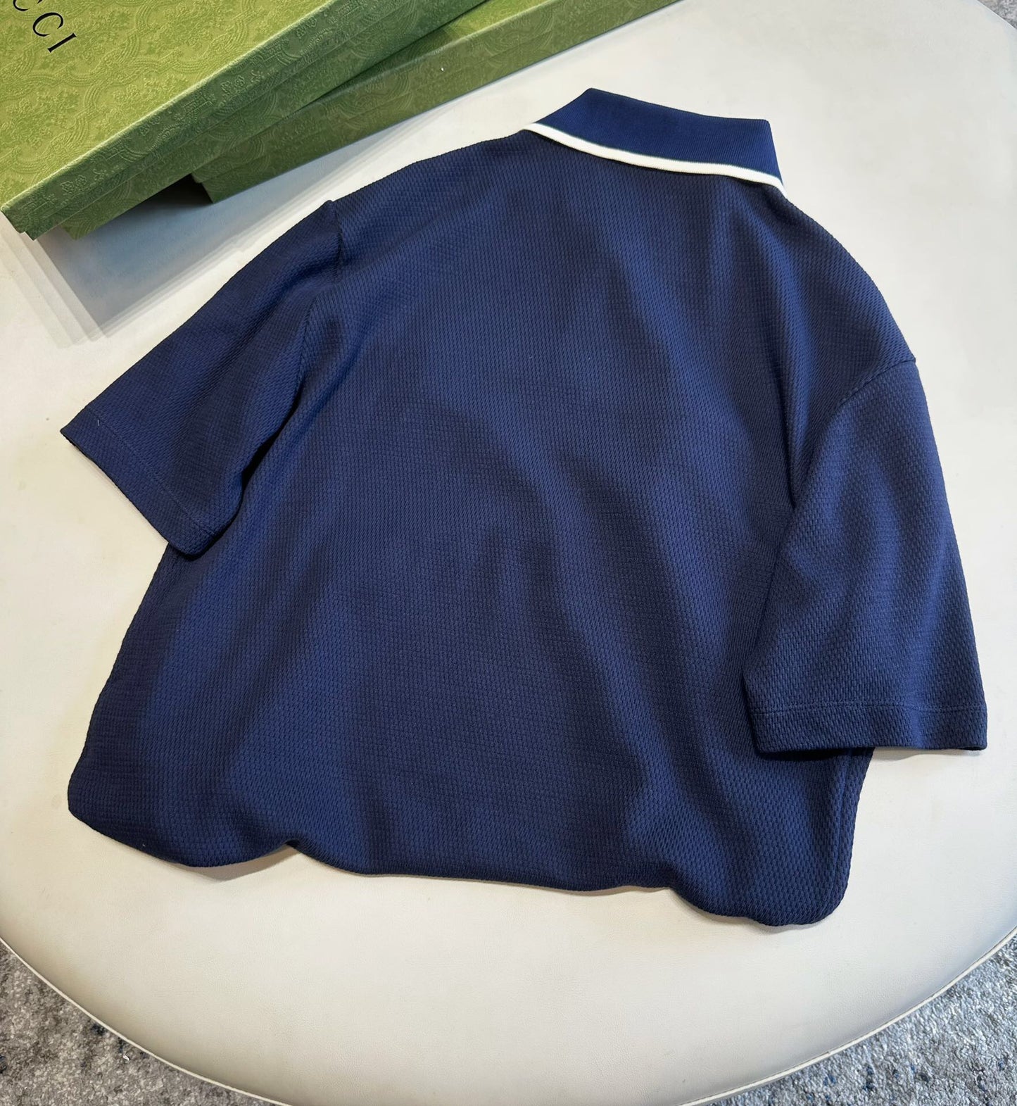 Horizontal stripe stitching Polo shirt<span class="brand-imgs GUCCI"></span>
