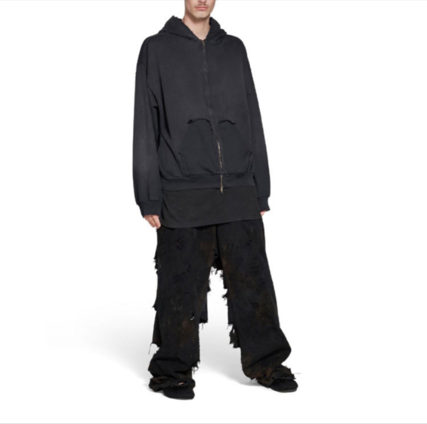 BA tape zip hoodie <span class="brand-imgs BL"></span>