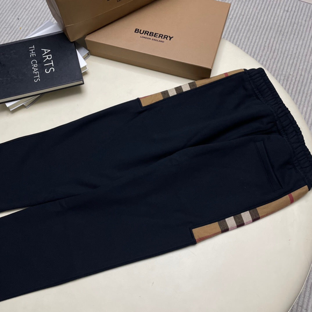 Br plaid trim trouser black<span class="brand-imgs BB"></span>