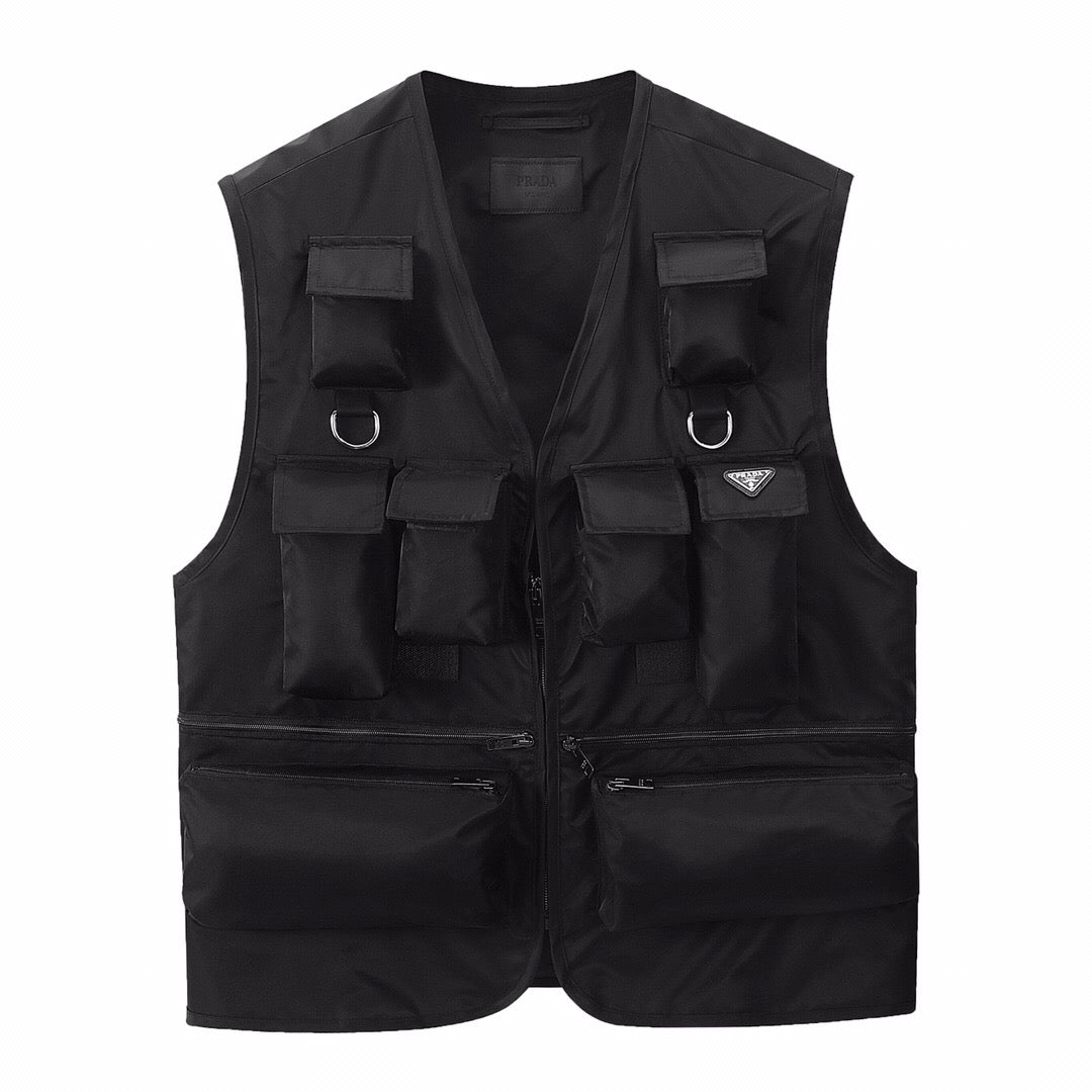 Multipocket work nylon vest <span class="brand-imgs PD"></span>