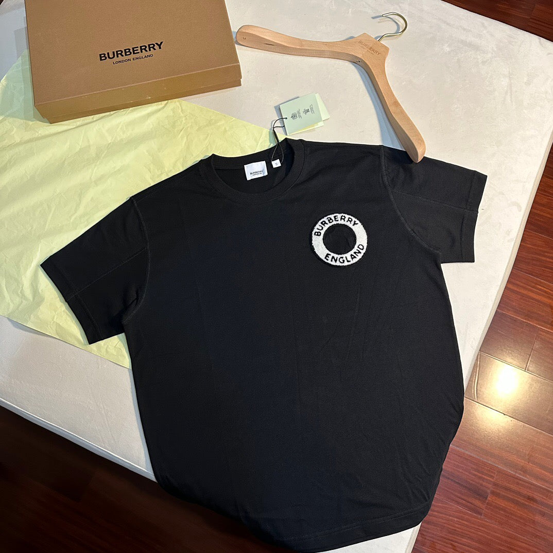 Towel round bedge short sleeve black<span class="brand-imgs BB"></span>
