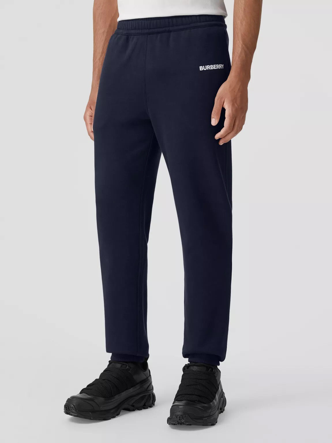 White letter logo print sweatpants<span class="brand-imgs BB"></span>