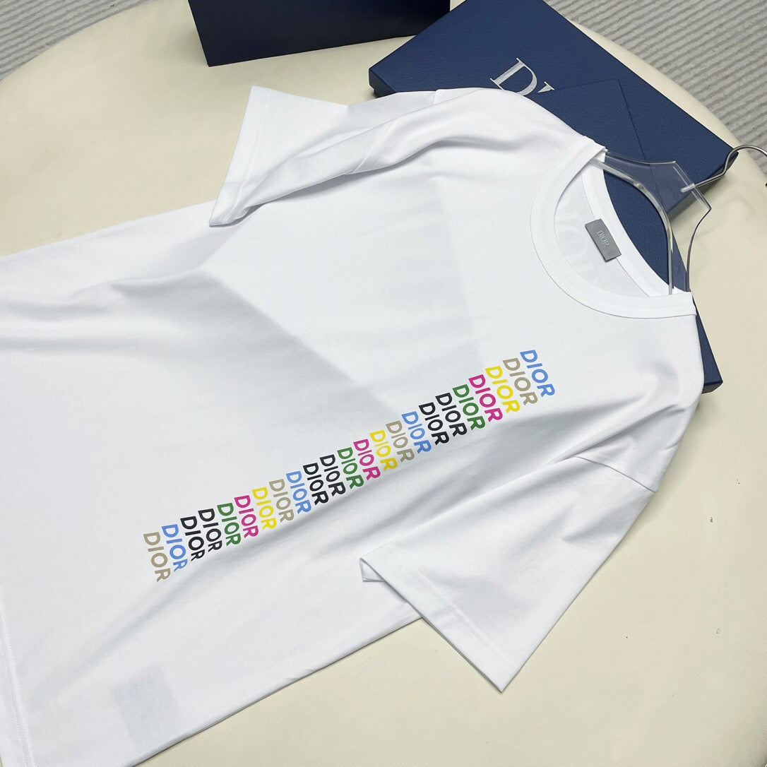 D colorful logo short sleeve white <span class="brand-imgs DIOR"></span>