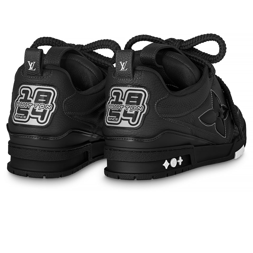 Skate Grained Leather Trainer Black Sneaker<span class="brand-imgs LV"></span>