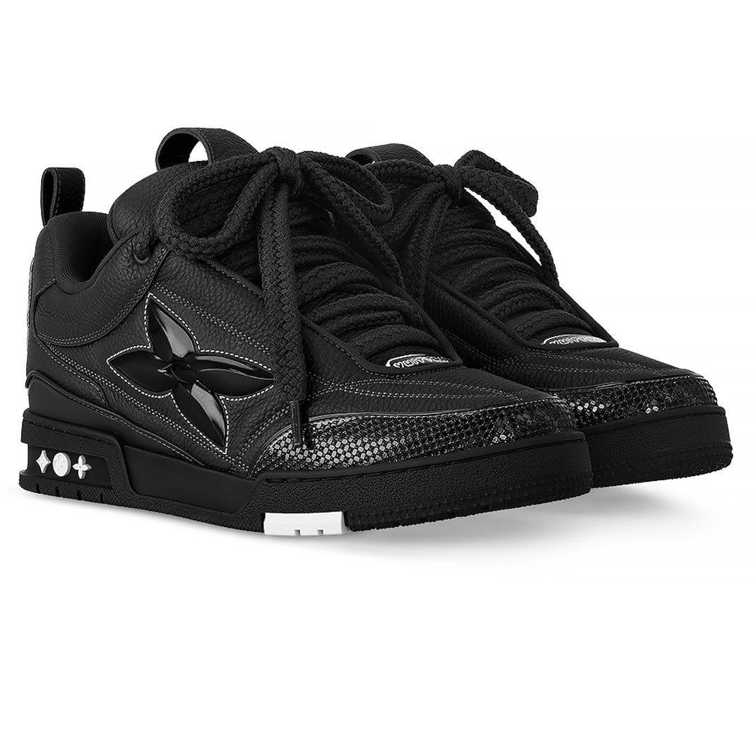 Skate Grained Leather Trainer Black Sneaker<span class="brand-imgs LV"></span>
