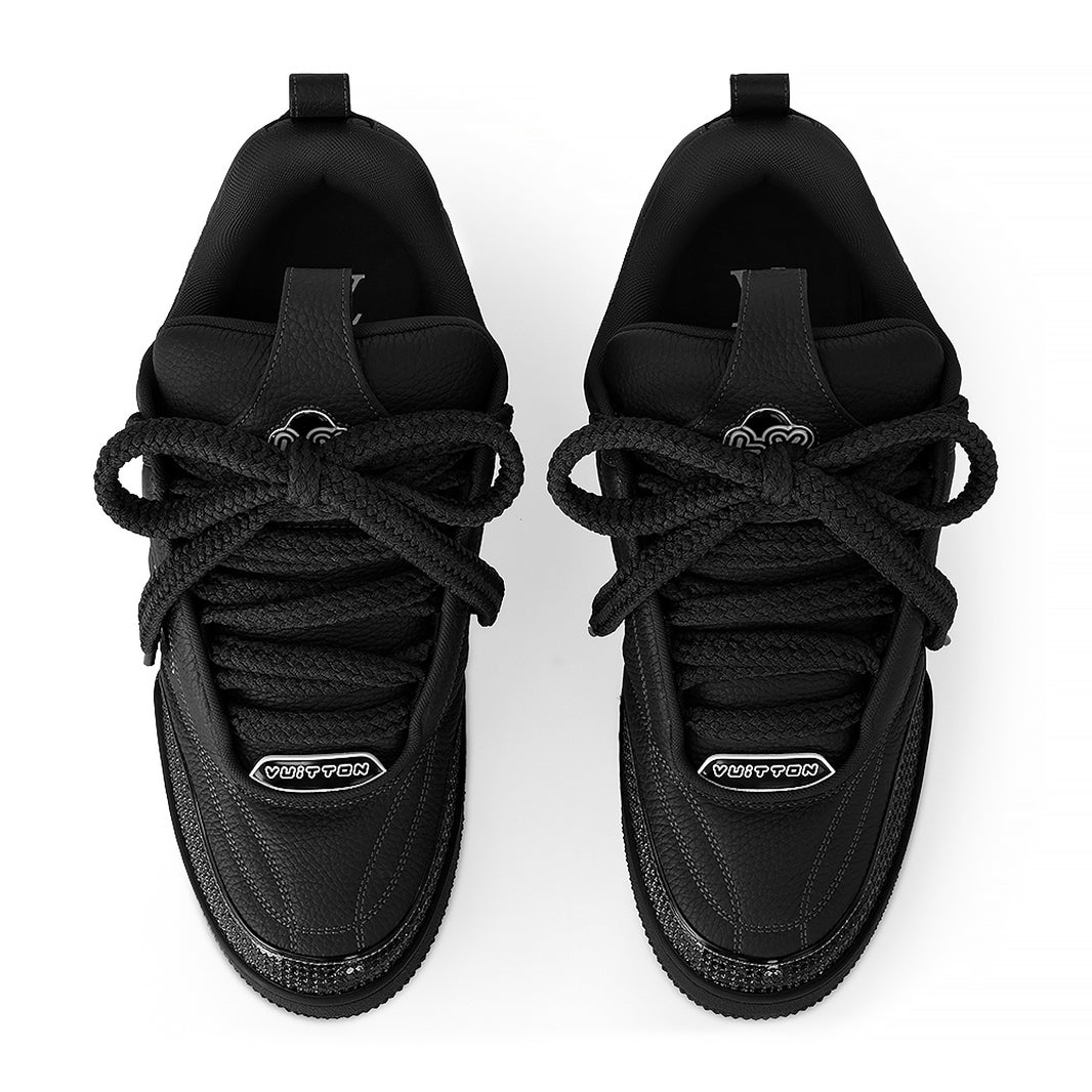 Skate Grained Leather Trainer Black Sneaker<span class="brand-imgs LV"></span>