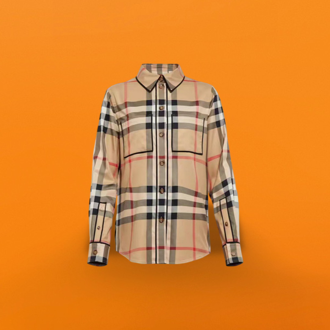 Br plaid hem shirt women<span class="brand-imgs BB"></span>