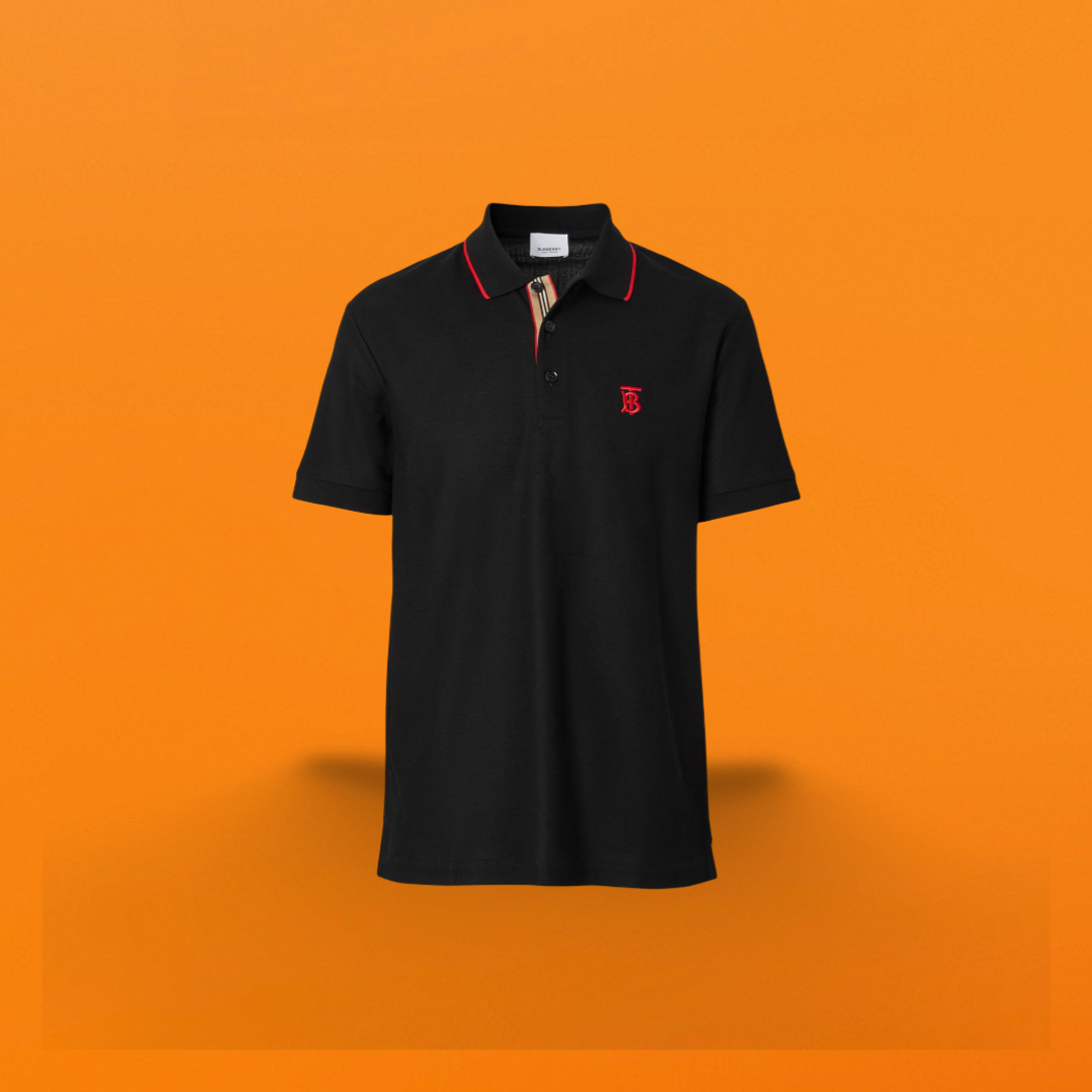 Red label BT embroidery Polo shirt black <span class="brand-imgs BB"></span>