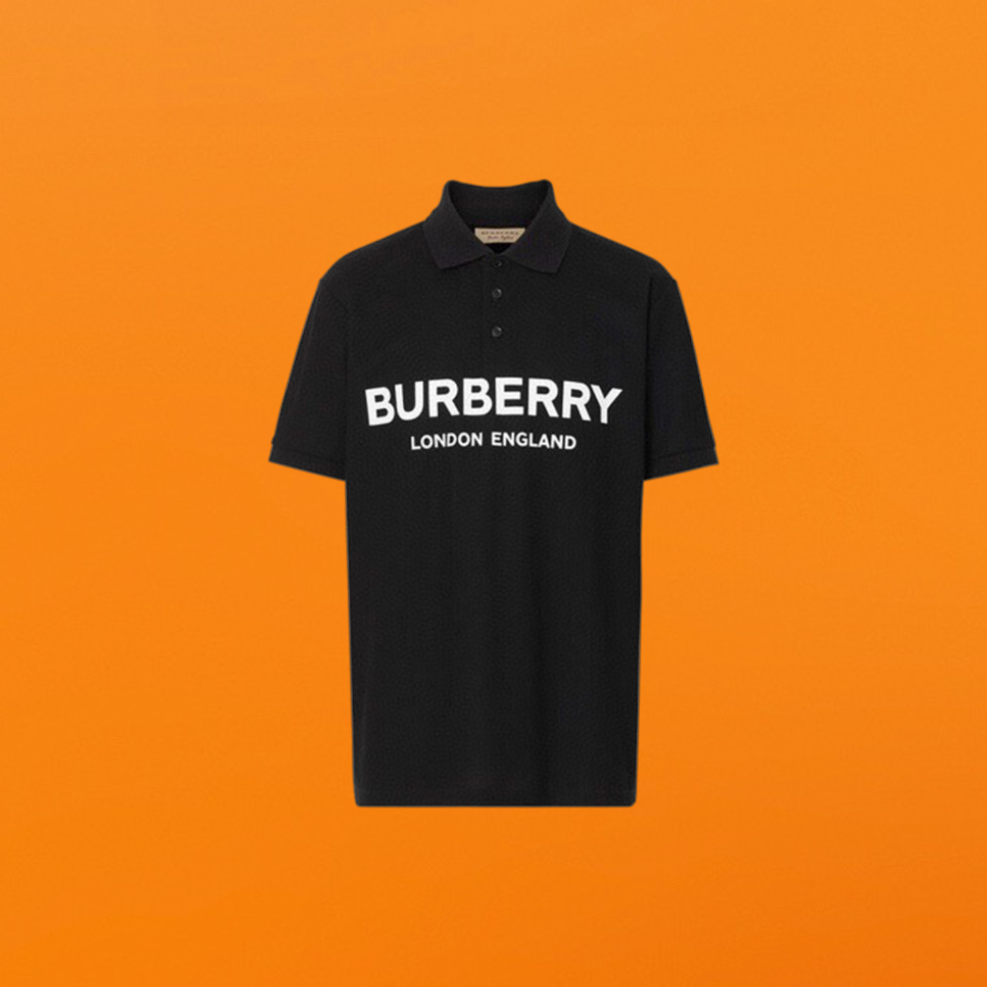 Bur letter print Polo shirt <span class="brand-imgs BB"></span>