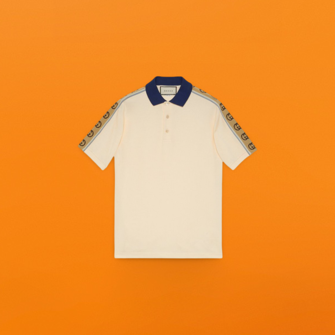 Reflective polo shirt<span class="brand-imgs GUCCI"></span>