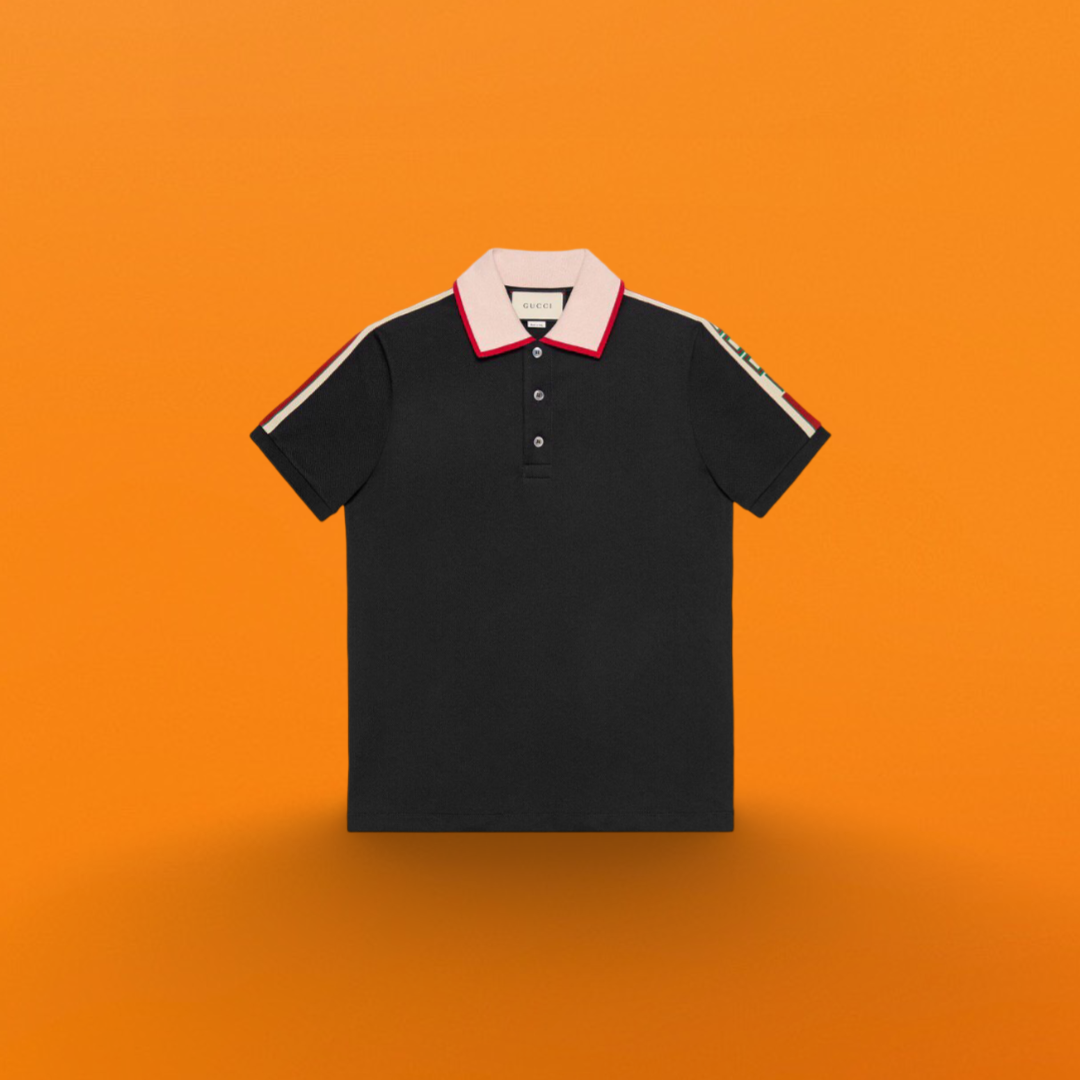 Webbings classic polo black<span class="brand-imgs GUCCI"></span>