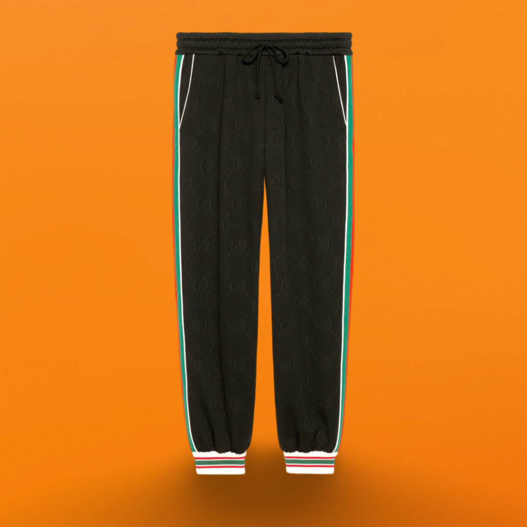 Hidden flower ribbon trouser black<span class="brand-imgs GUCCI"></span>