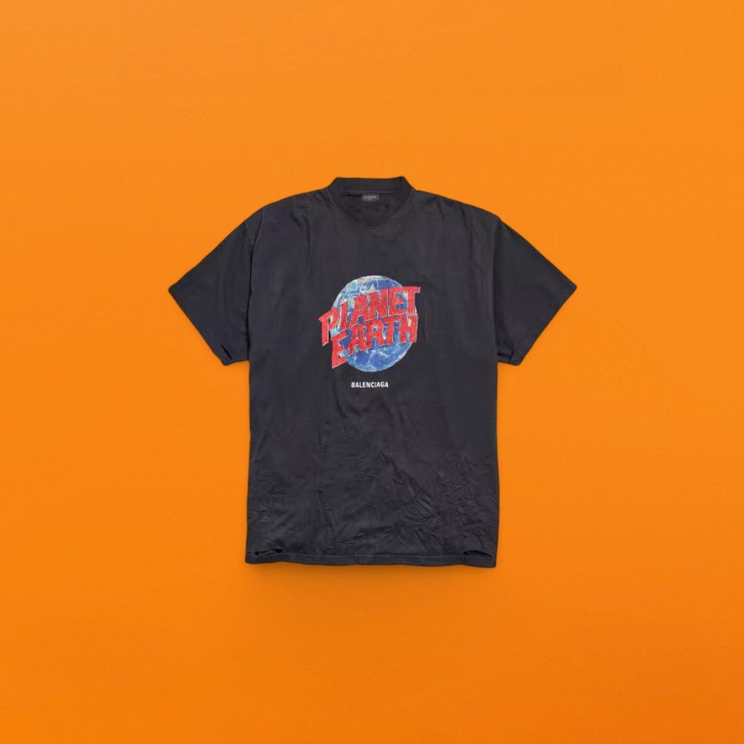 Planet earth printed short sleeve <span class="brand-imgs BL"></span>