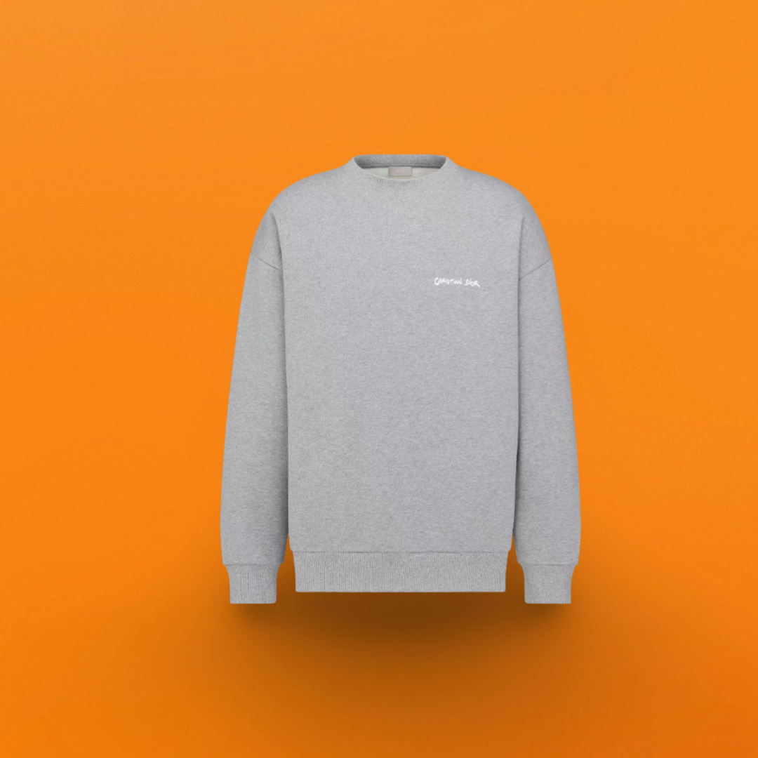 Half zip sweatshirt grey <span class="brand-imgs DIOR"></span>