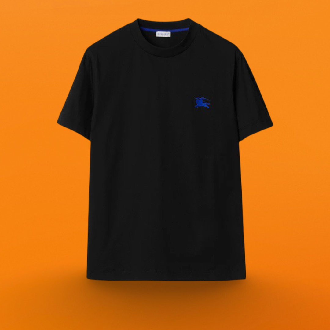 Knight blue embroidered T-shirt Black <span class="brand-imgs BB"></span>