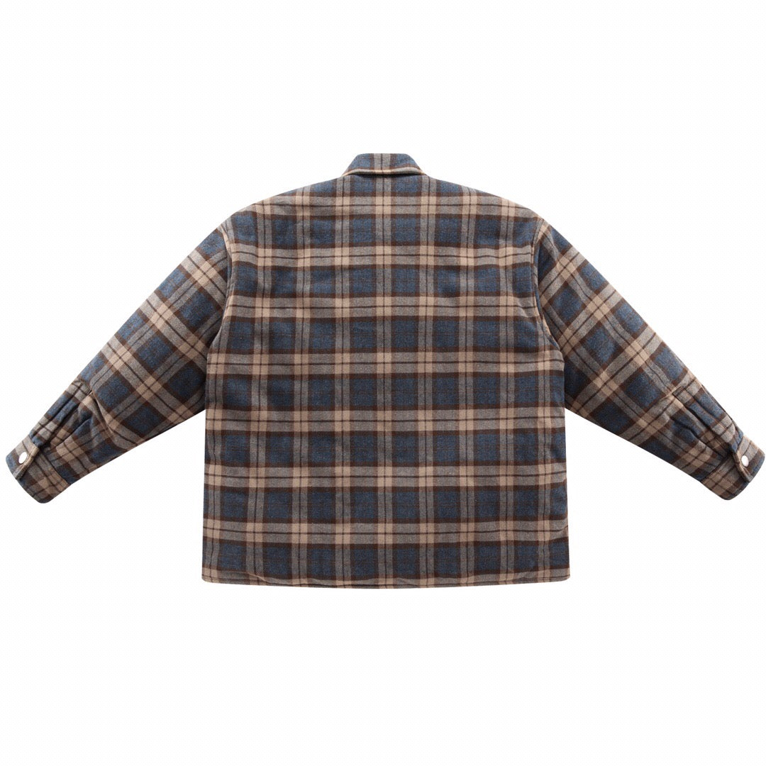 Triangle check cotton jacket <span class="brand-imgs PD"></span>