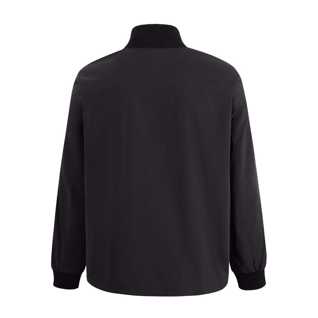 Triangle logo patchwork sports jacket <span class="brand-imgs PD"></span>