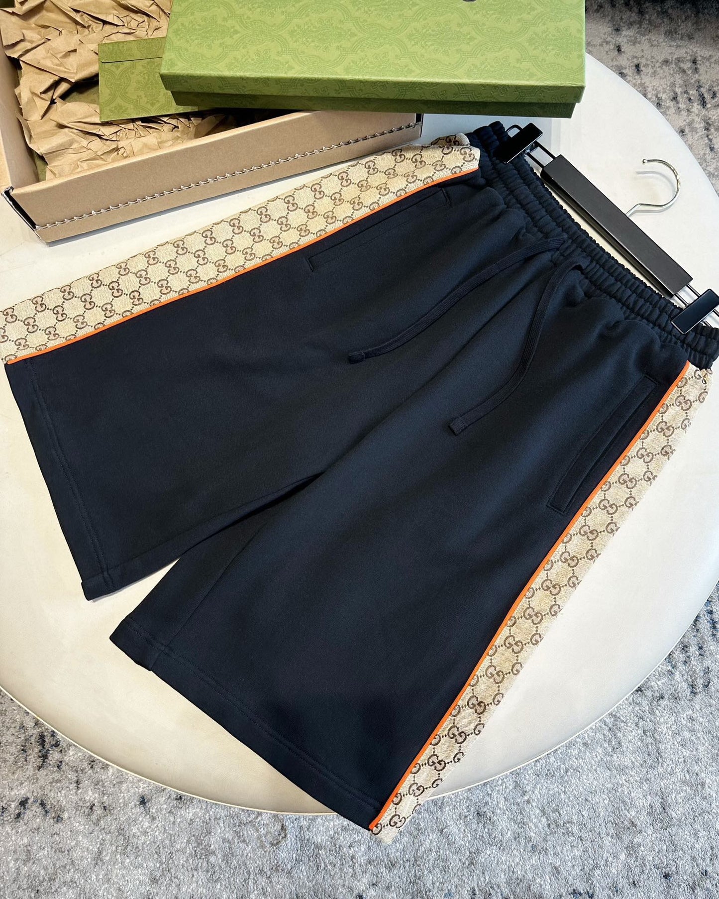 G jacquard knit shorts black<span class="brand-imgs GUCCI"></span>