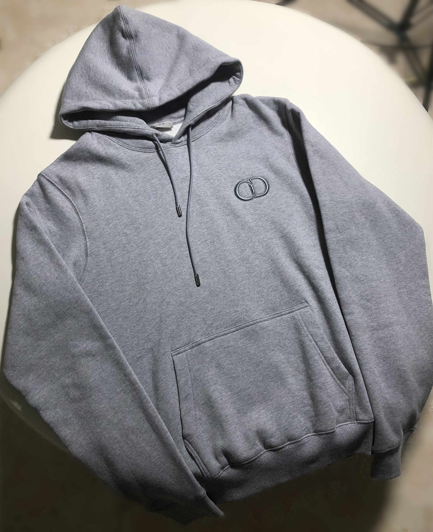 CD embroidery hoodie grey <span class="brand-imgs DIOR"></span>