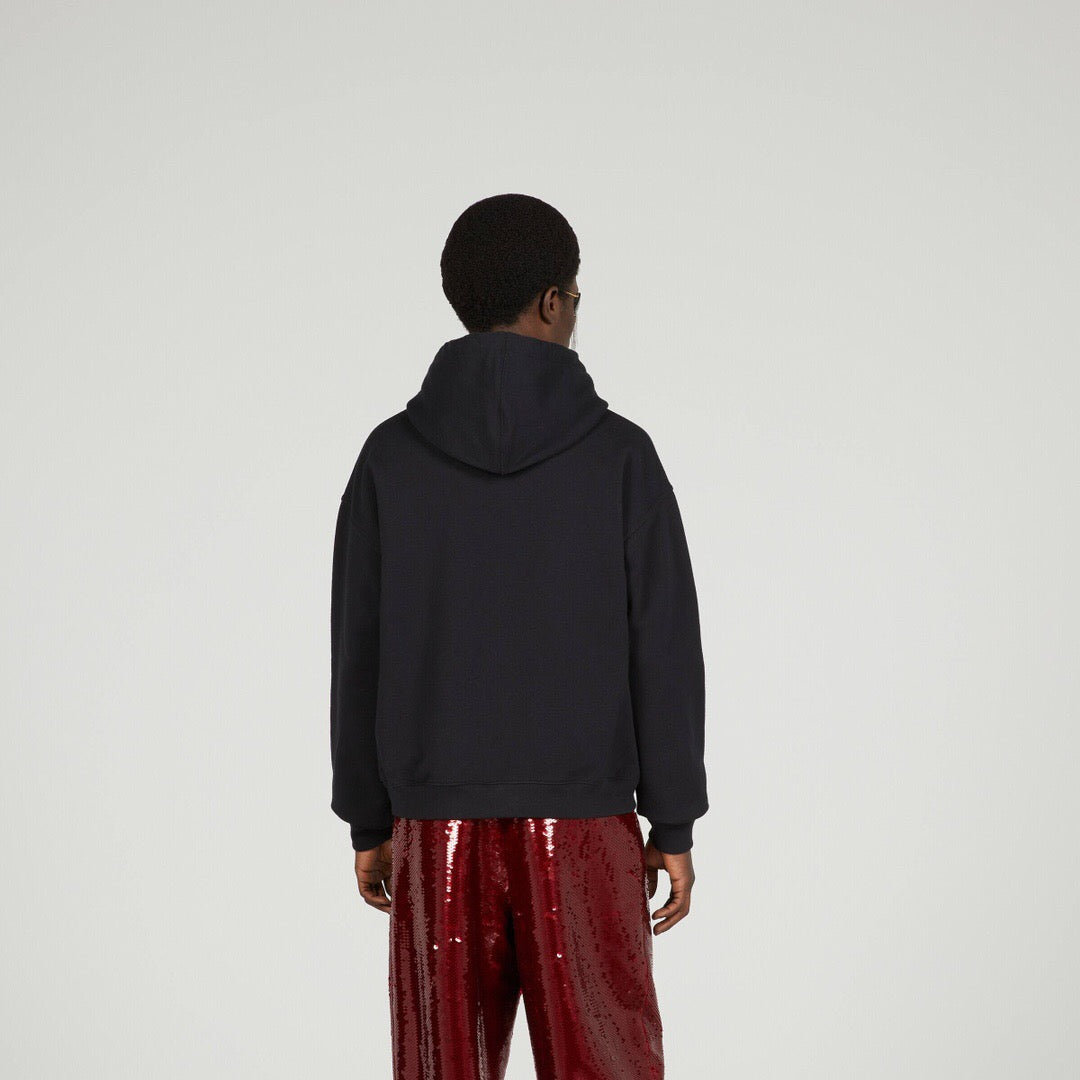 Lightning letter rainbow print hoodie<span class="brand-imgs GUCCI"></span>