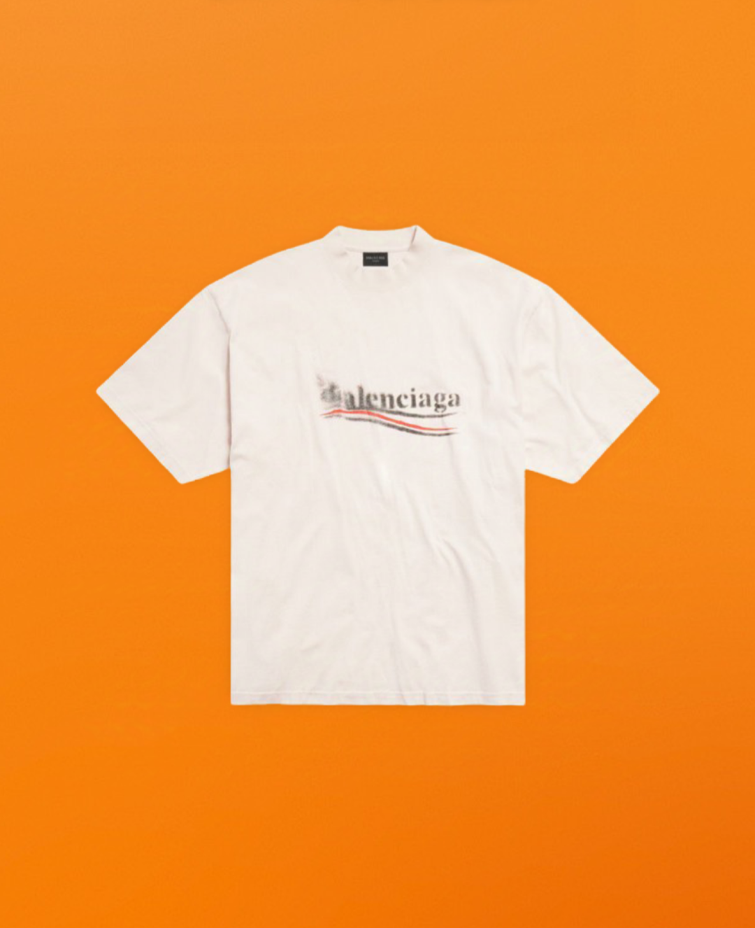 Blurred letter printed coke t-shirt off-white<span class="brand-imgs BL"></span>