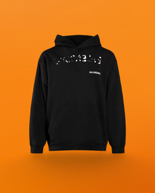 Blurred letters hoodie black<span class="brand-imgs BL"></span>