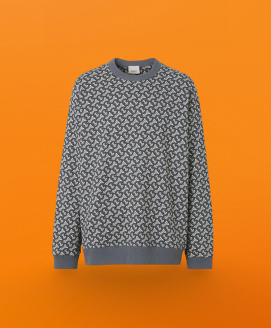 Br allover logo print sweatshirt<span class="brand-imgs BB"></span>