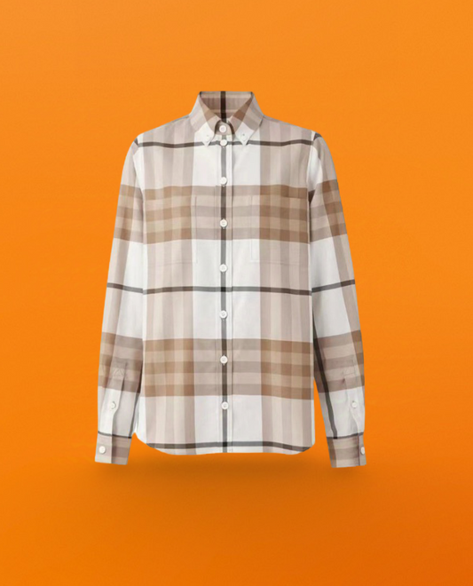 Br apricot check shirt women<span class="brand-imgs BB"></span>