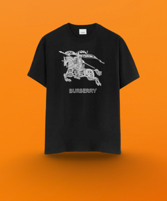 Br embroidered horse short sleeve black<span class="brand-imgs BB"></span>