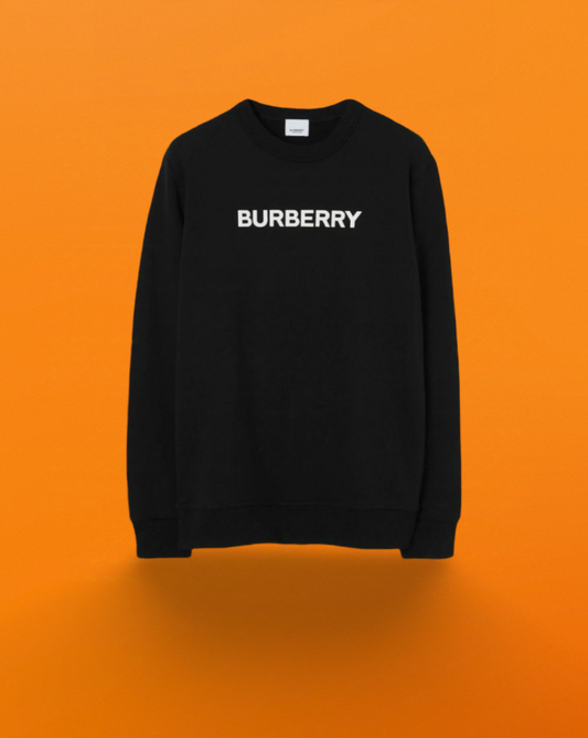 Br foam print Crew neck sweatshirt black<span class="brand-imgs BB"></span>