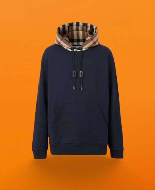 Br hooded check hoodie dark blue<span class="brand-imgs BB"></span>