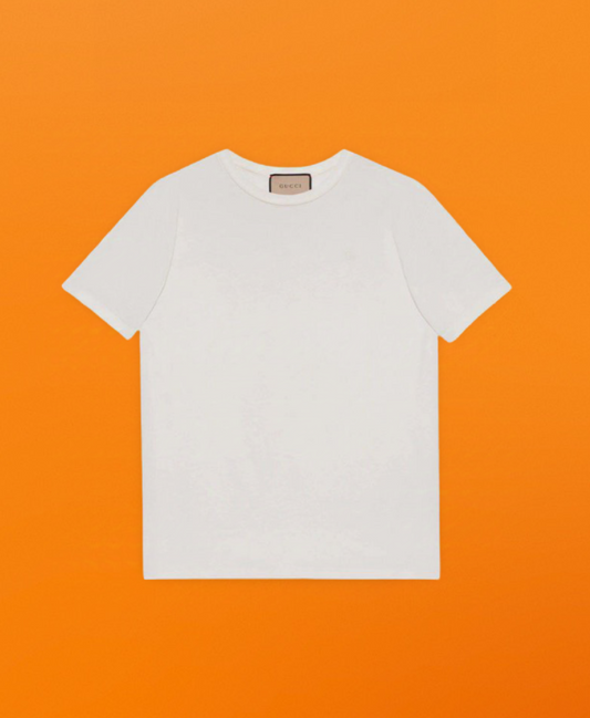 Chest embroidery gg short sleeve white<span class="brand-imgs GUCCI"></span>