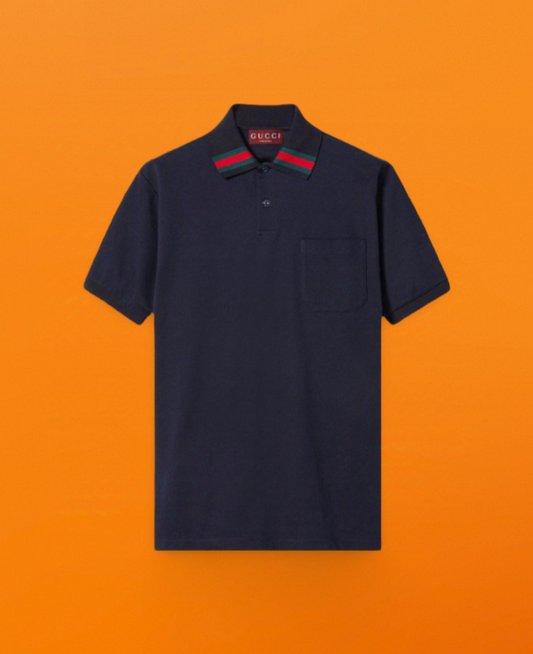 Classic red and green ribbon Polo shirt <span class="brand-imgs GUCCI"></span>