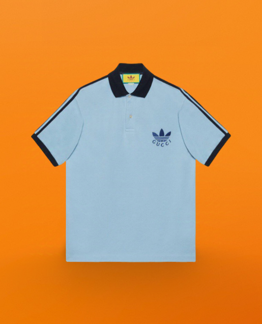 Co branded polo light blue<span class="brand-imgs GUCCI"></span>