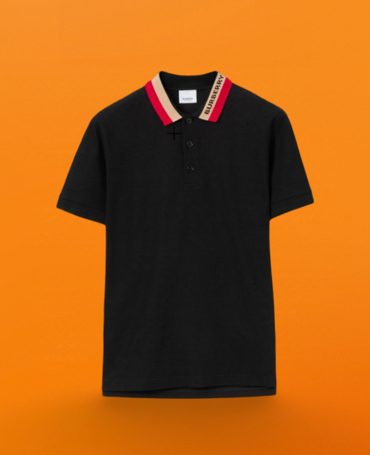 Color stitching letter Polo shirt<span class="brand-imgs BB"></span>