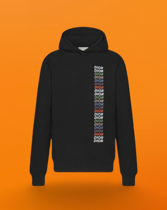 Colorful logo hoodie black <span class="brand-imgs DIOR"></span>