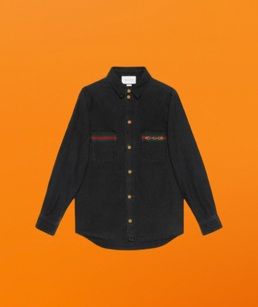 Denim button shirt <span class="brand-imgs GUCCI"></span>