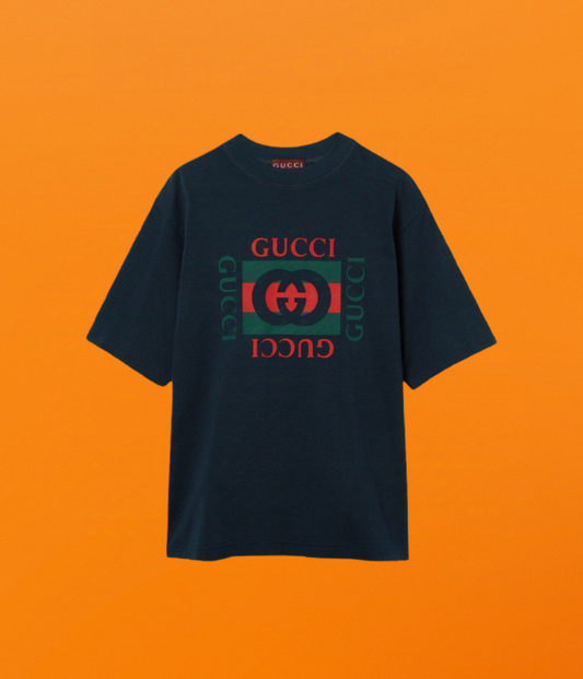 Double gt shirt navy blue<span class="brand-imgs GUCCI"></span>