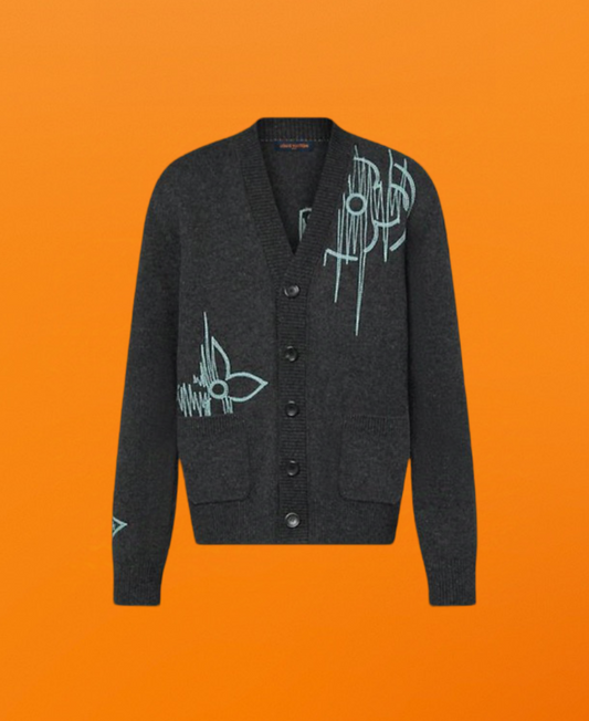 Double stitch embroidery sweater <span class="brand-imgs LV"></span>