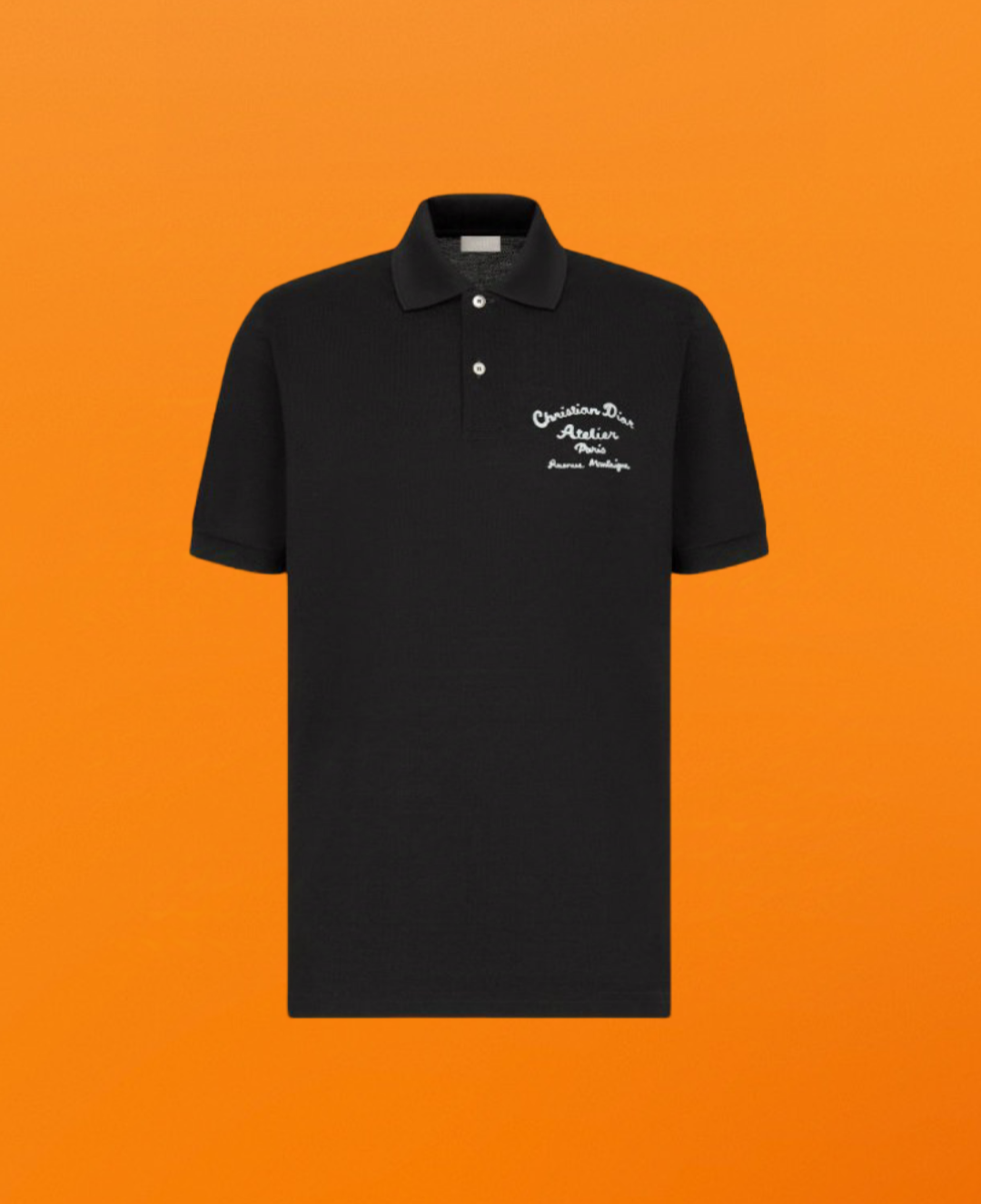 Dr chain polo shirt black <span class="brand-imgs DIOR"></span>