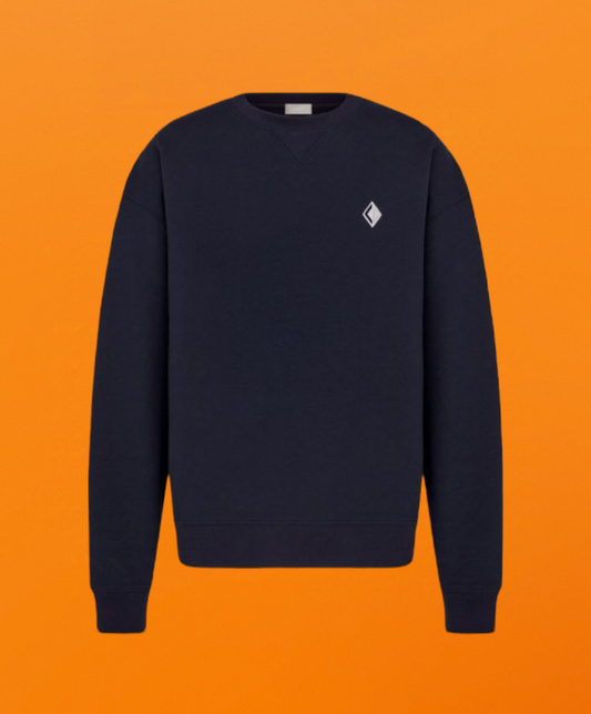 Dr round neck seal sweatshirt Navy <span class="brand-imgs DIOR"></span>