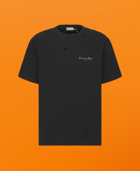 Dr small whole letter print Short sleeve black <span class="brand-imgs DIOR"></span>
