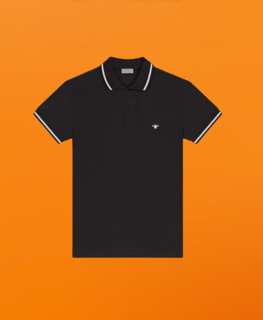 Embroidered Polo shirt black <span class="brand-imgs DIOR"></span>