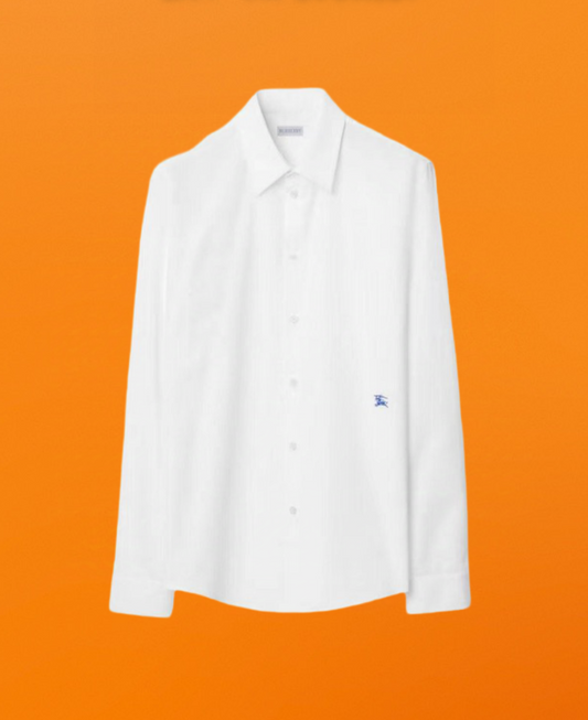Equestrian EI embroidery poplin shirt white<span class="brand-imgs BB"></span>