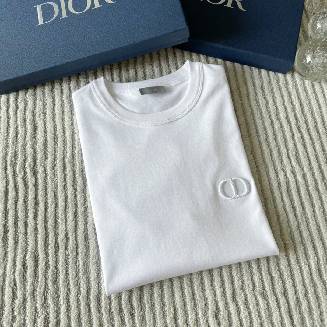 CD embroidery letter Short sleeve <span class="brand-imgs DIOR"></span>