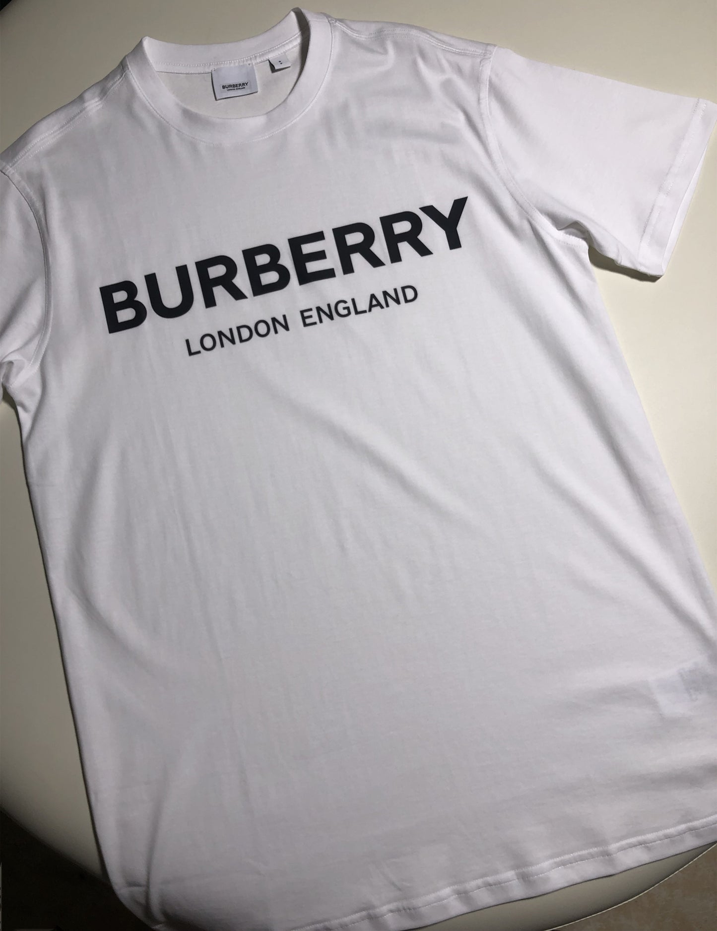 Br classic letter print Short sleeve white <span class="brand-imgs BB"></span>