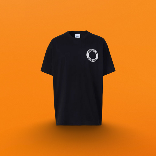Towel round bedge short sleeve black<span class="brand-imgs BB"></span>