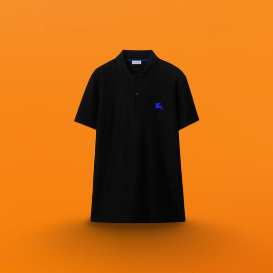 Knight blue embroidery polo shirt black<span class="brand-imgs BB"></span>